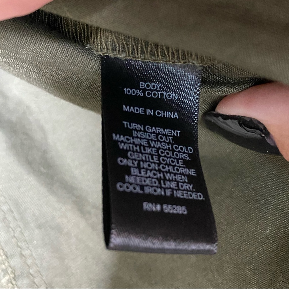 Express green military utility jacket medium - Picture 5 of 6